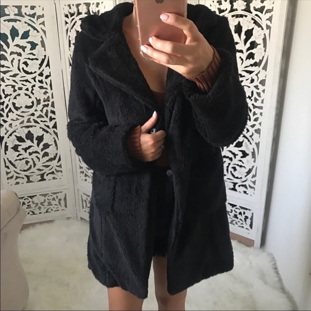 Faux Fur Teddy Coat - Picture 6 of 8